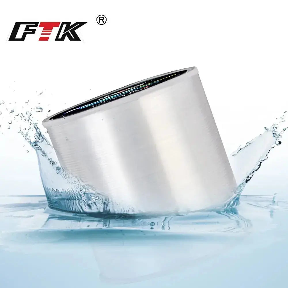High-performance fluorocarbon fishing line spool emerging from water with sleek design for anglers