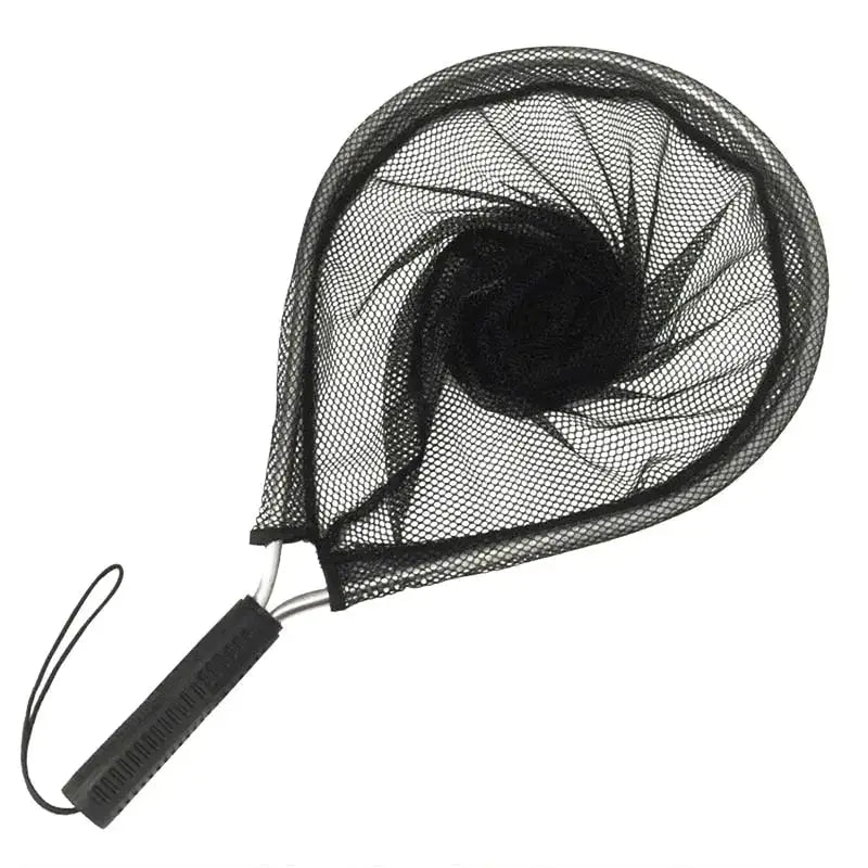 Lightweight aluminum fishing net designed for easy catch and durability in water activities