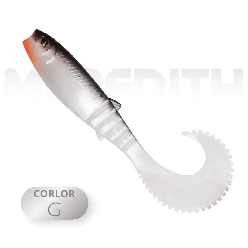 Meredith Cannibal Curved Tail Lure with a sleek design for effective freshwater fishing
