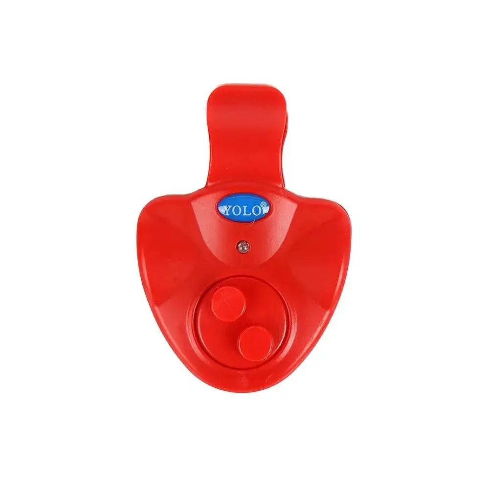 Red audible fishing alarm from The Fishing Gear Shop designed for easy bite detection