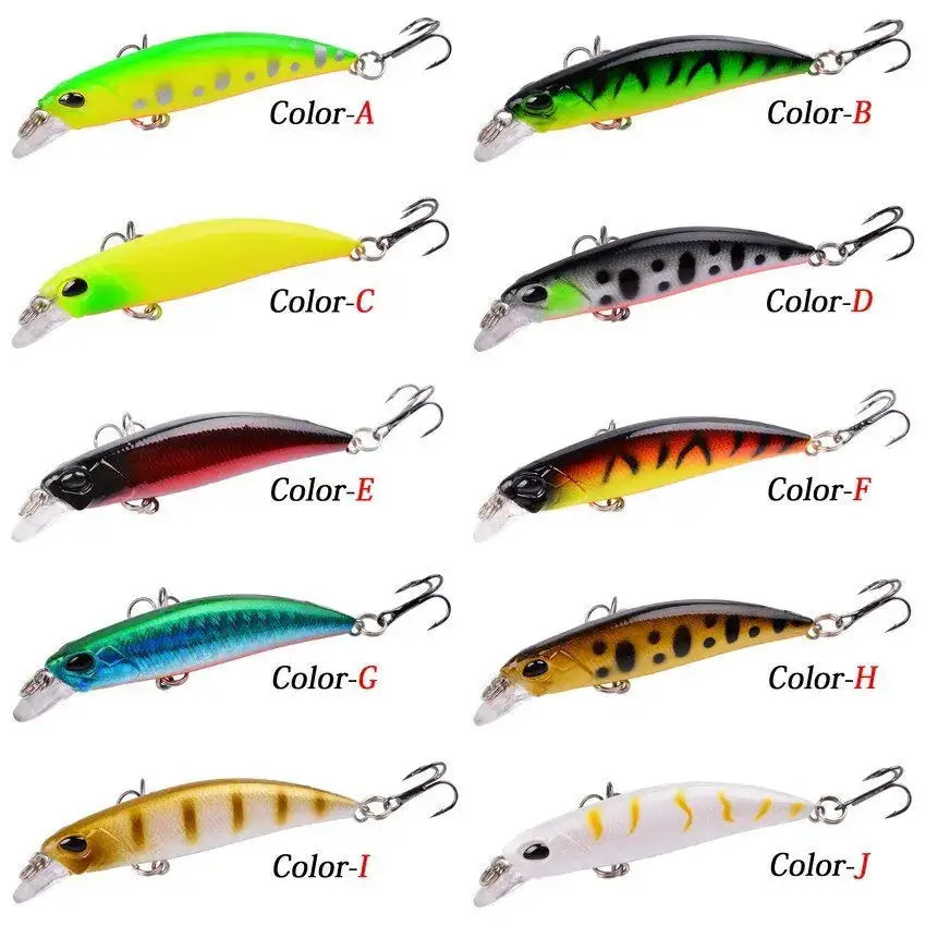 Colorful fishing lures.