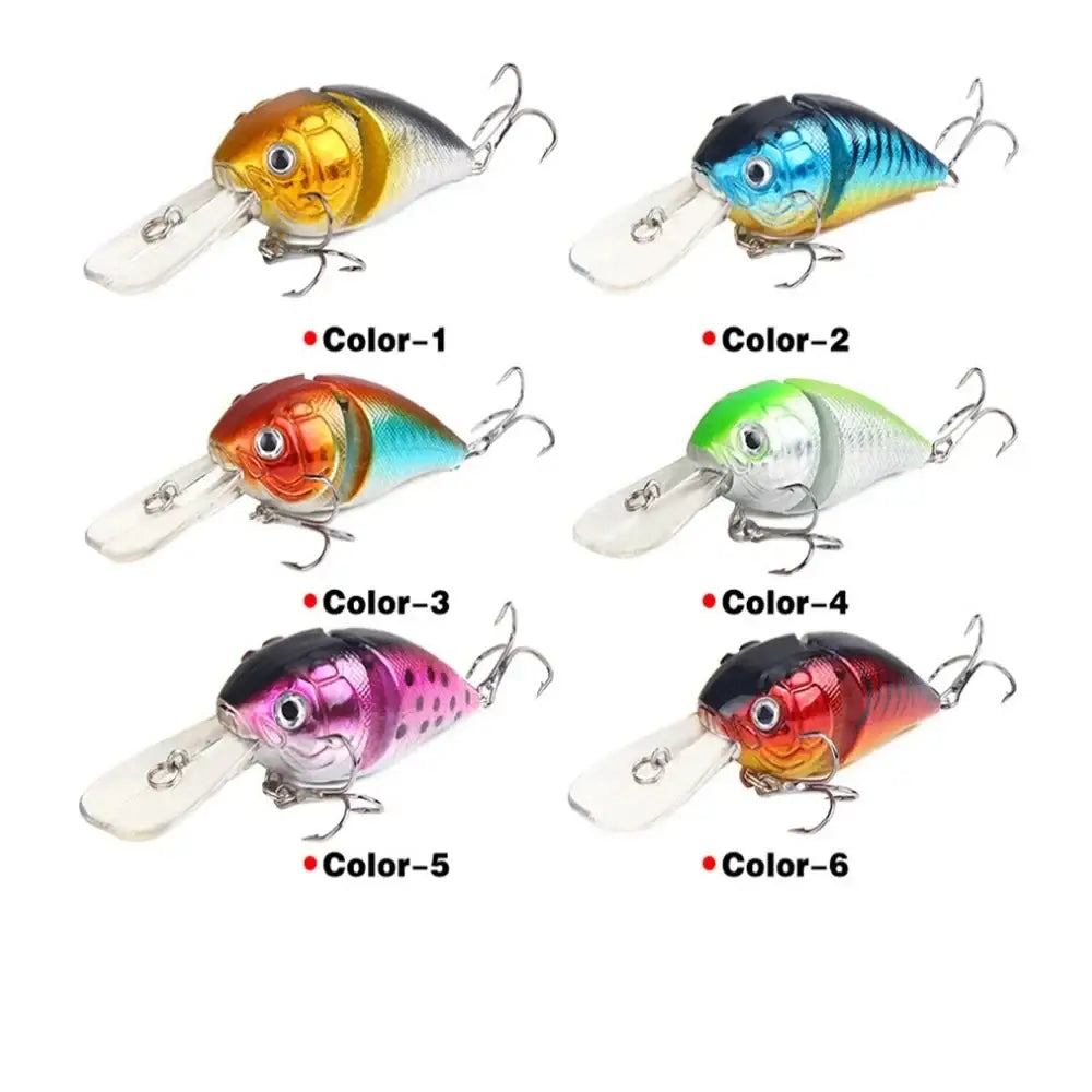 Colorful fishing lures.