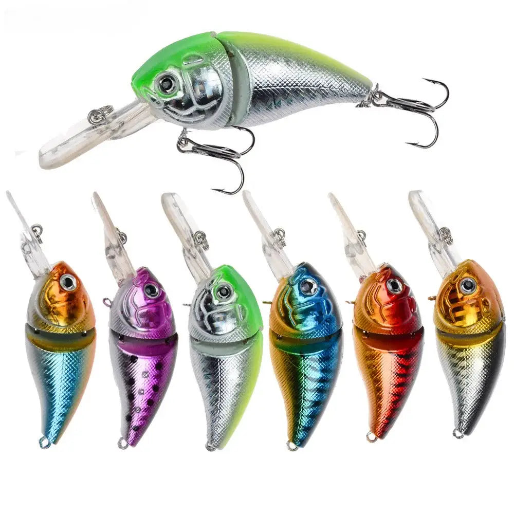 Colorful fishing lures.