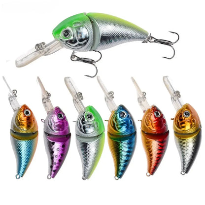 Colorful fishing lures.