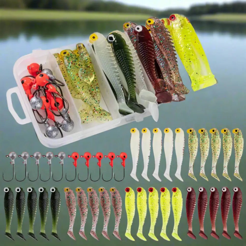 40pc  Soft Lure Kit-The Fishing Gear Shop