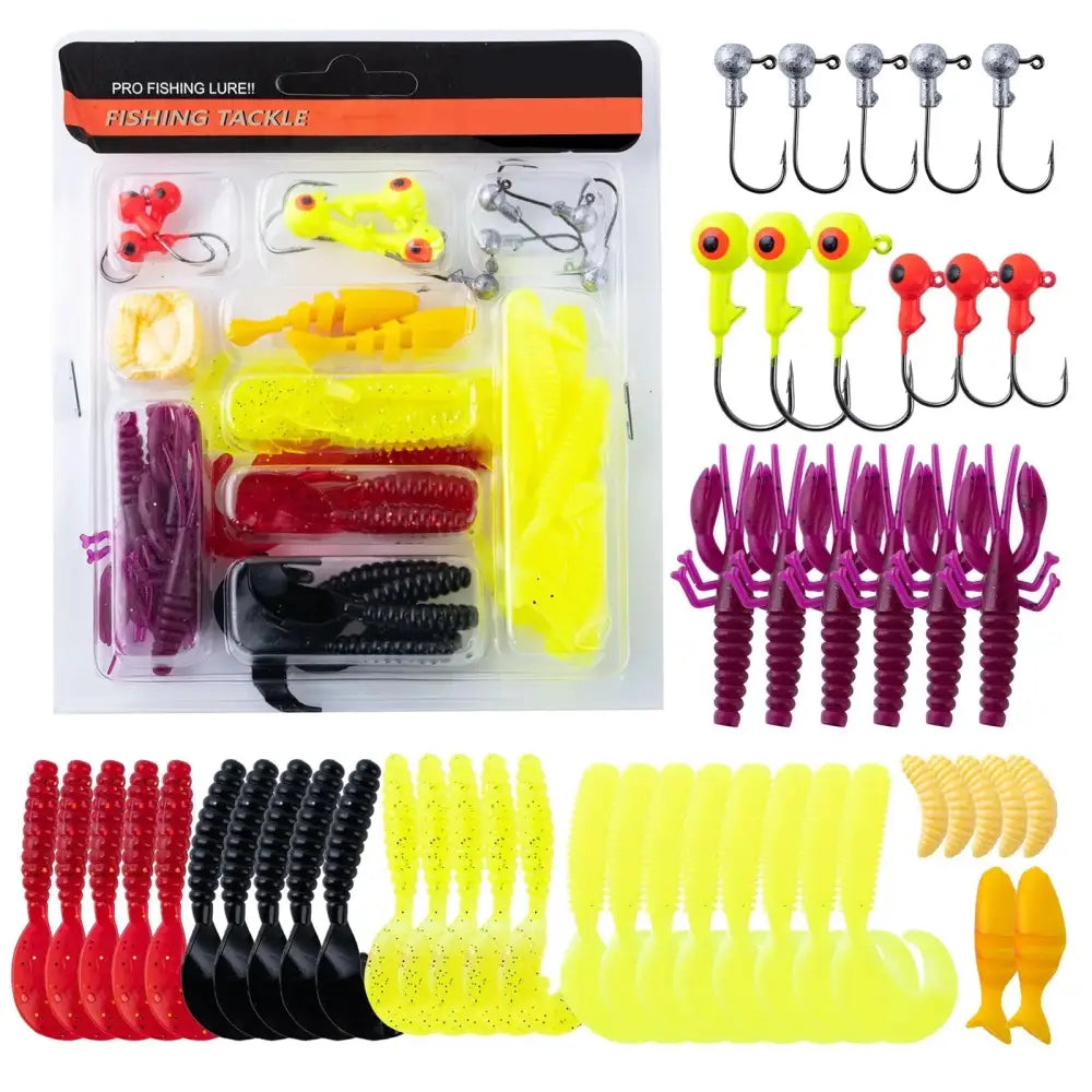 40pc  Soft Lure Kit-The Fishing Gear Shop