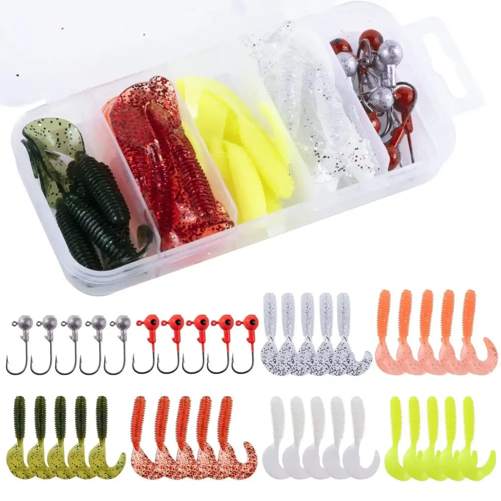 40pc  Soft Lure Kit-The Fishing Gear Shop