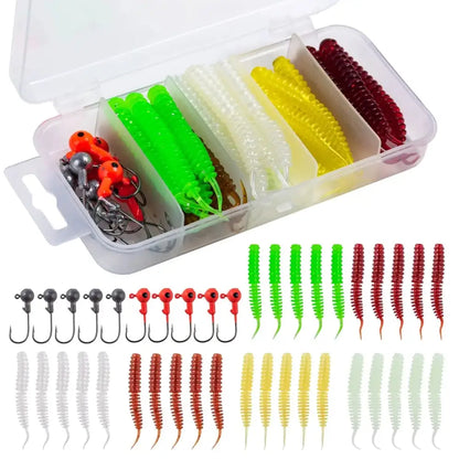 40pc  Soft Lure Kit-The Fishing Gear Shop