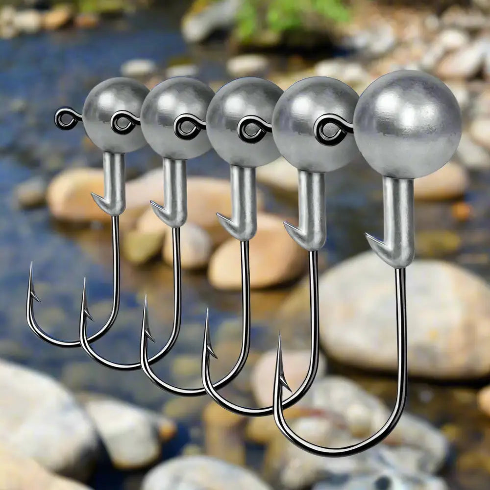 5pc jig Head Hook-The Fishing Gear Shop