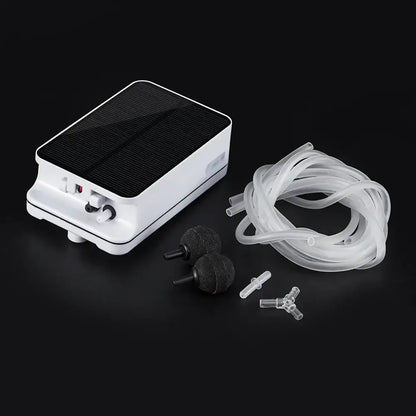 5V Solar-Powered Aquarium Oxygenator - solar air pump 1set - Fishing Accesories