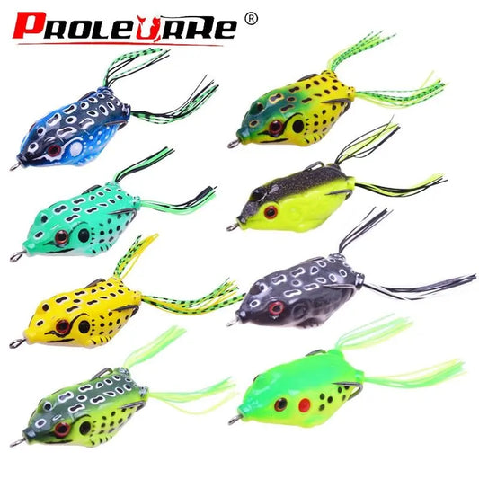 8Pc Frog Top water Lure set-The Fishing Gear Shop