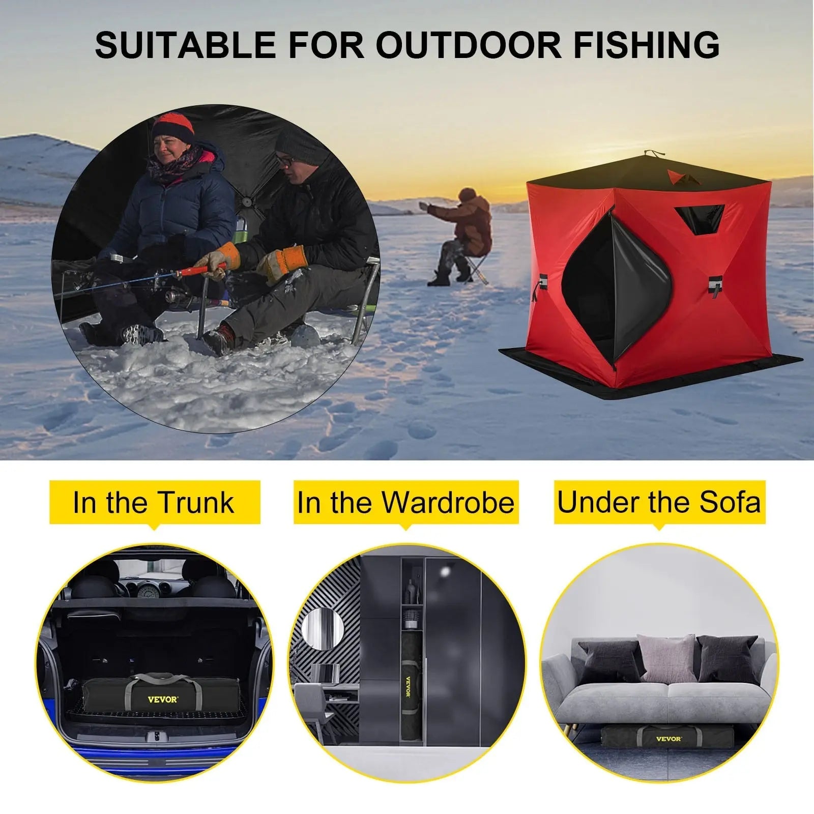 Portable Ice Fishing shanty-The Fishing Gear Shop