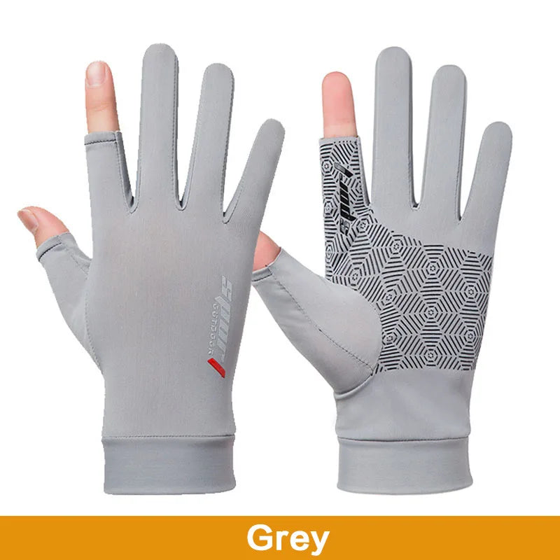 FLYSAND Anti-UV Fishing Gloves for Men and Women