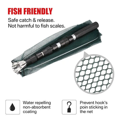 Folding Nylon Landing Net-The Fishing Gear Shop