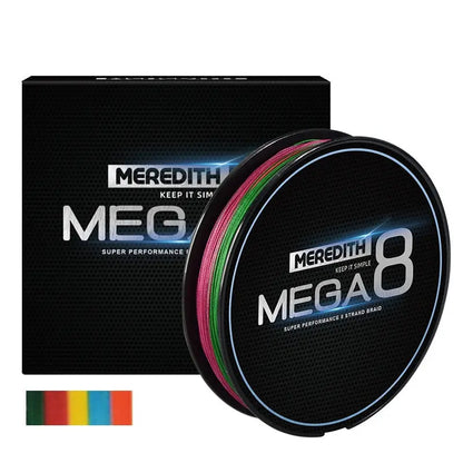 MEREDITH MEGA 8X Braided Fishing Line-The Fishing Gear Shop