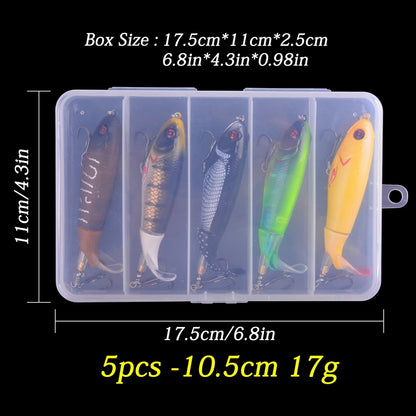 Floating Rotating Tail Topwater Lures