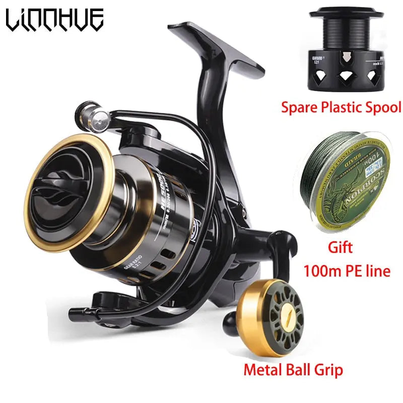 LINNHUE HE500-7000 Open Face fishing reel