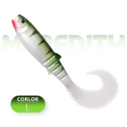 MEREDITH 5pcs Cannibal Curved Tail Fishing Lures