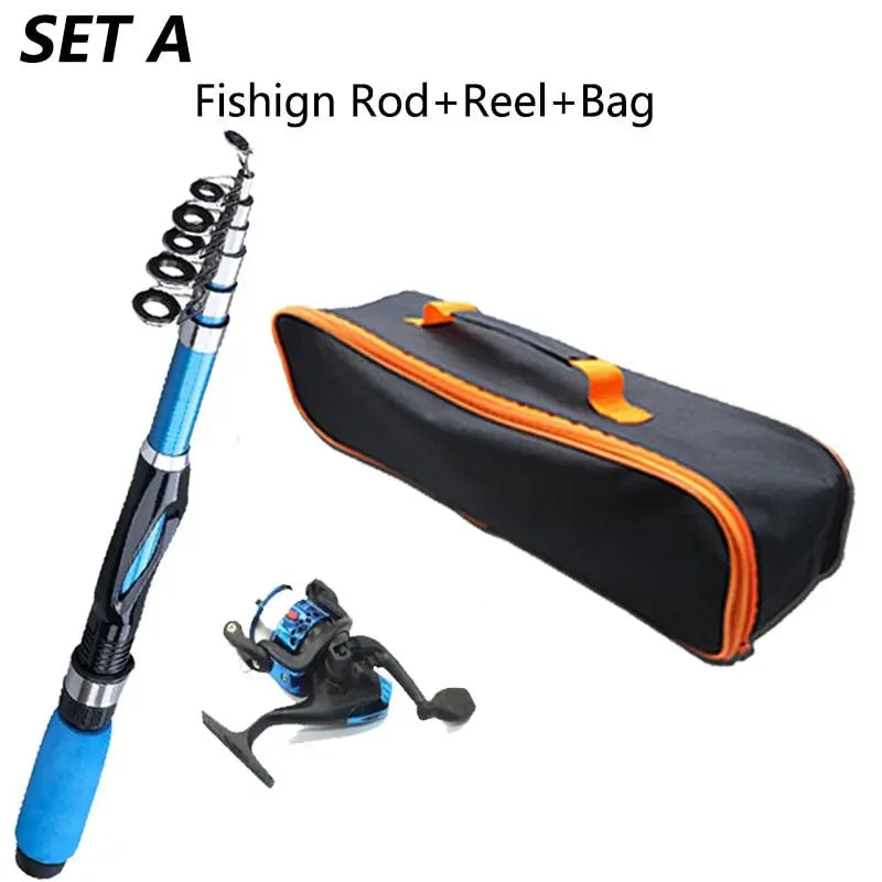 NEW Fishing Rod Kit with fishing lures-The Fishing Gear Shop