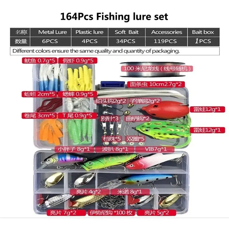 NEW Fishing Rod Kit with fishing lures-The Fishing Gear Shop