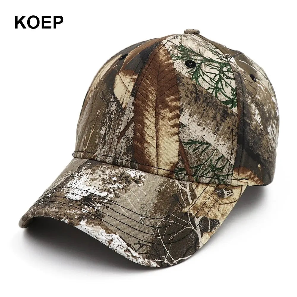 New Camo Baseball Fishing Caps-The Fishing Gear Shop