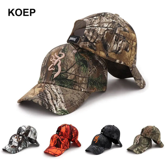 New Camo Baseball Fishing Caps-The Fishing Gear Shop