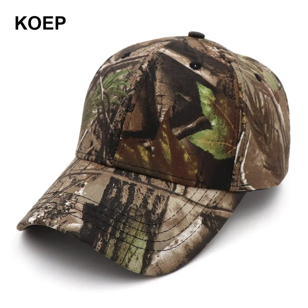 New Camo Baseball Fishing Caps-The Fishing Gear Shop