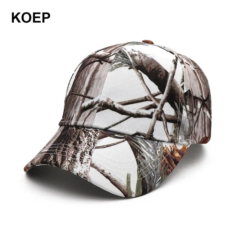 New Camo Baseball Fishing Caps-The Fishing Gear Shop