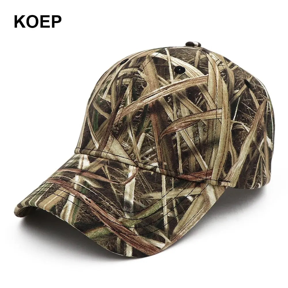 New Camo Baseball Fishing Caps-The Fishing Gear Shop