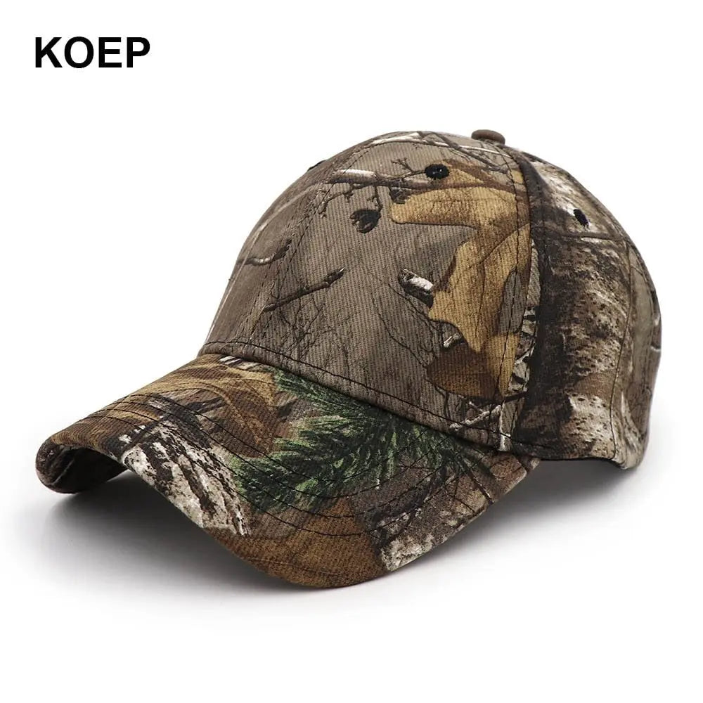 New Camo Baseball Fishing Caps-The Fishing Gear Shop