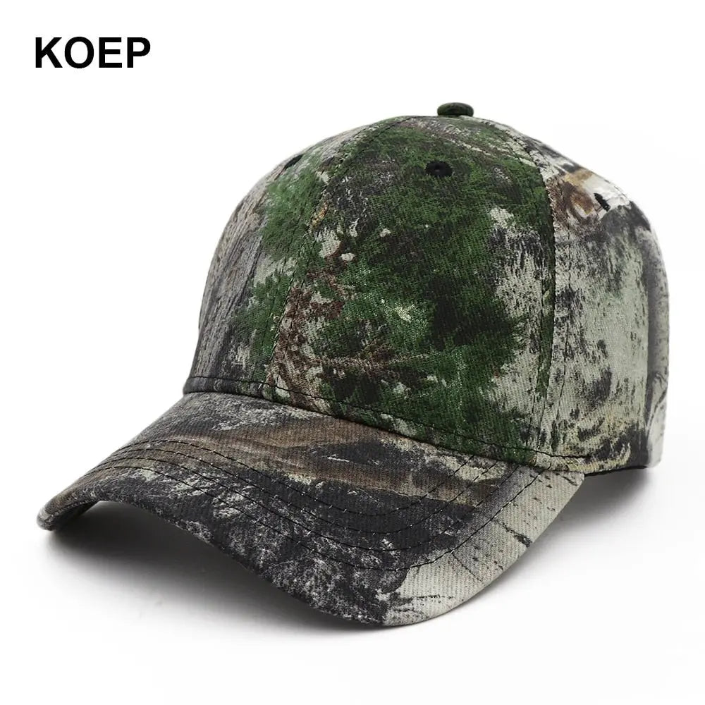 New Camo Baseball Fishing Caps-The Fishing Gear Shop