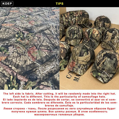 New Camo Baseball Fishing Caps-The Fishing Gear Shop