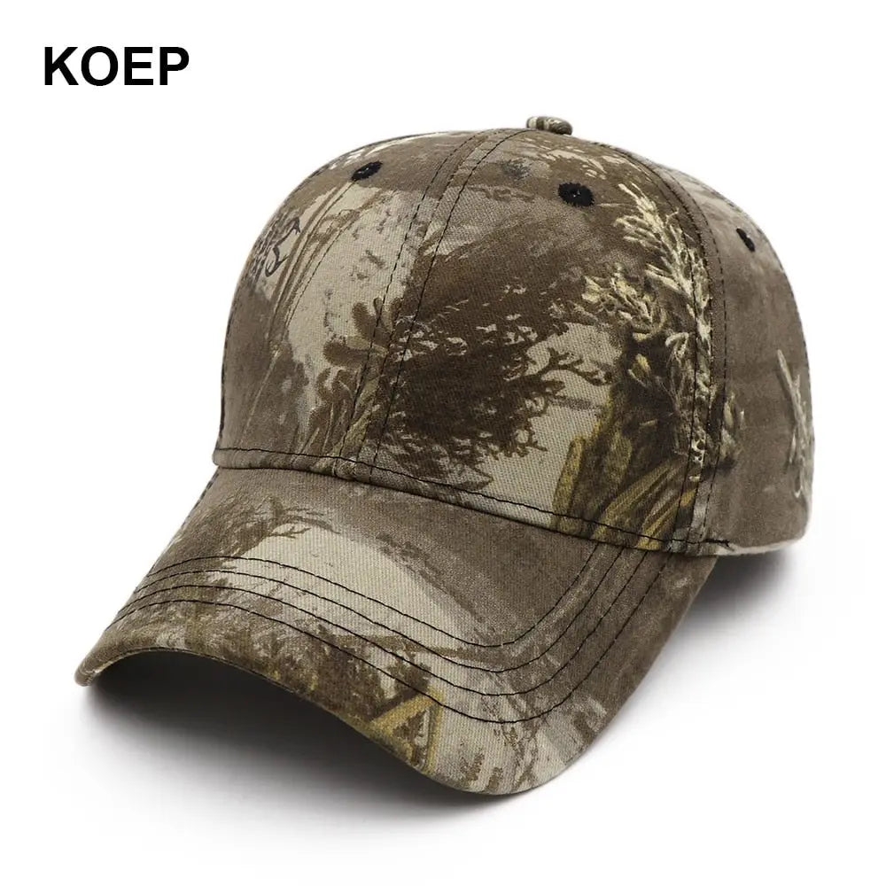 New Camo Baseball Fishing Caps-The Fishing Gear Shop