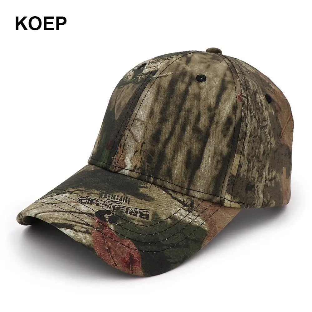 New Camo Baseball Fishing Caps-The Fishing Gear Shop