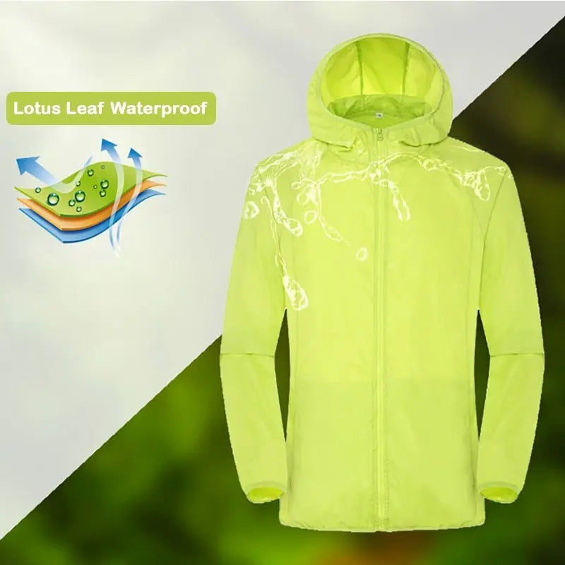 Rain Jacket With Pocket-The Fishing Gear Shop