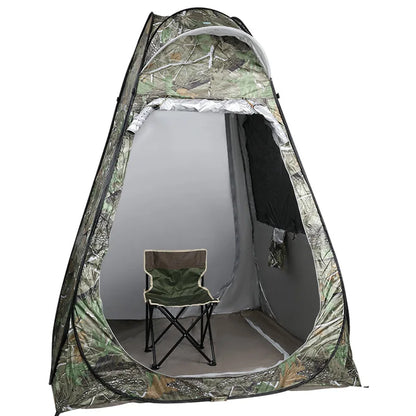 Camouflage Ice Fishing Tent for One – Quick Pop-Up, Waterproof