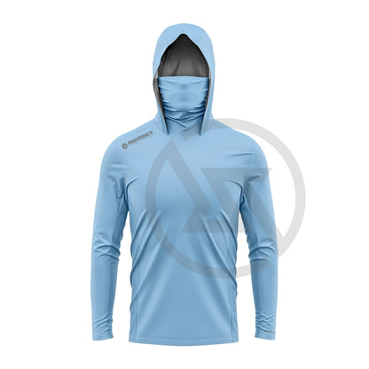 UPF UV Camo Mask Hoodie for Outdoor Adventures