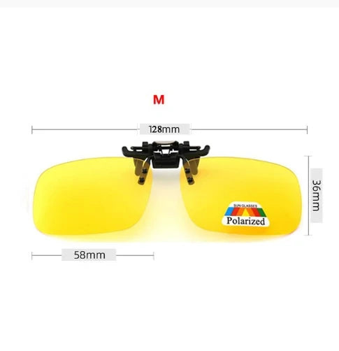 Polarized Clip-On Flip Sunglasses for Fishing