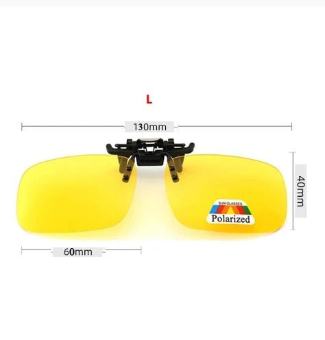 Polarized Clip-On Flip Sunglasses for Fishing