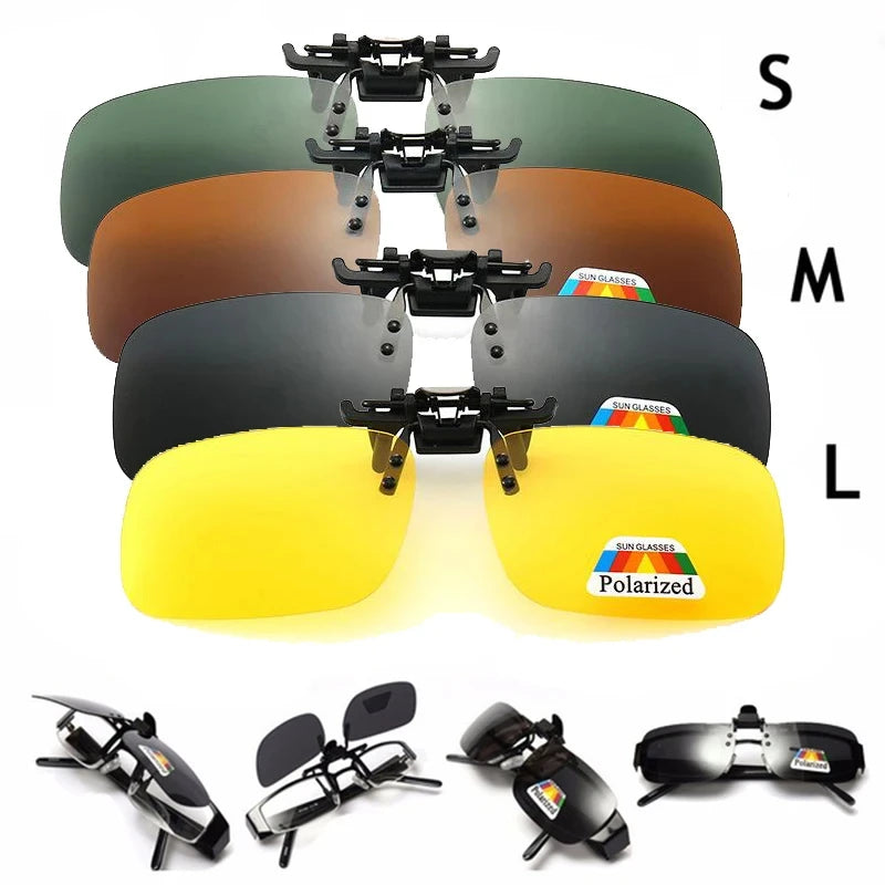 Polarized Clip-On Flip Sunglasses for Fishing