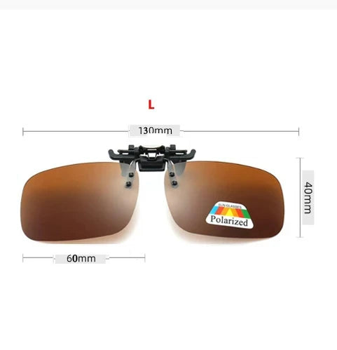 Polarized Clip-On Flip Sunglasses for Fishing