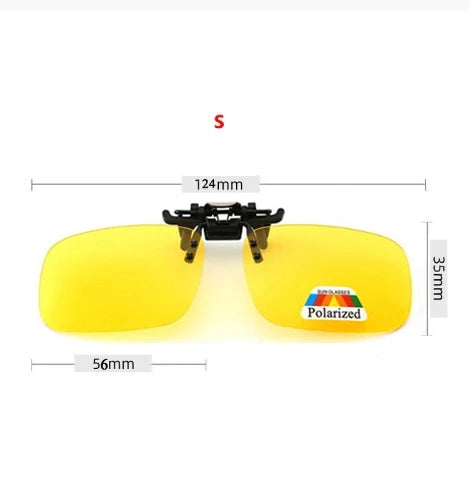 Polarized Clip-On Flip Sunglasses for Fishing