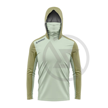 UPF UV Camo Mask Hoodie for Outdoor Adventures