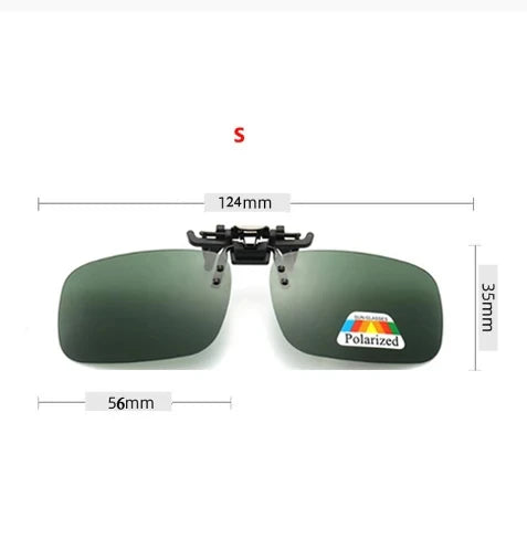 Polarized Clip-On Flip Sunglasses for Fishing