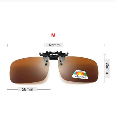 Polarized Clip-On Flip Sunglasses for Fishing