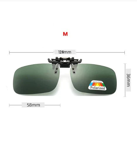 Polarized Clip-On Flip Sunglasses for Fishing