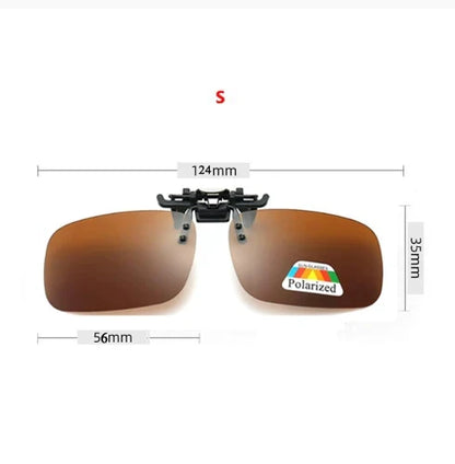 Polarized Clip-On Flip Sunglasses for Fishing