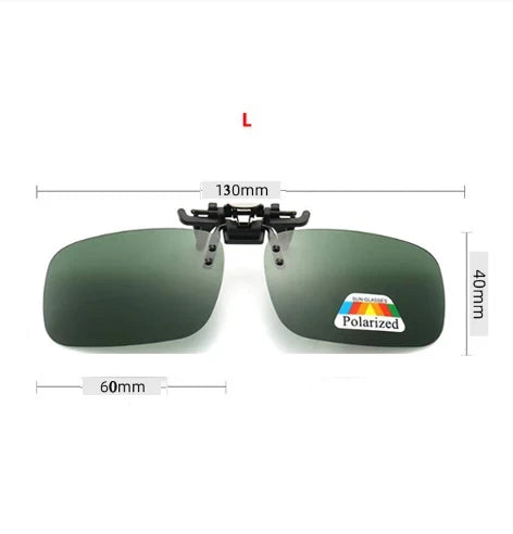 Polarized Clip-On Flip Sunglasses for Fishing