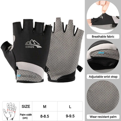 Unisex Ice Fishing Gloves - Warm & Waterproof