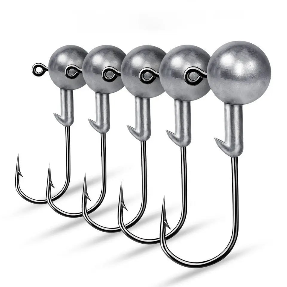 5pc jig Head Hook-The Fishing Gear Shop